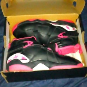 Pink and black Jordan